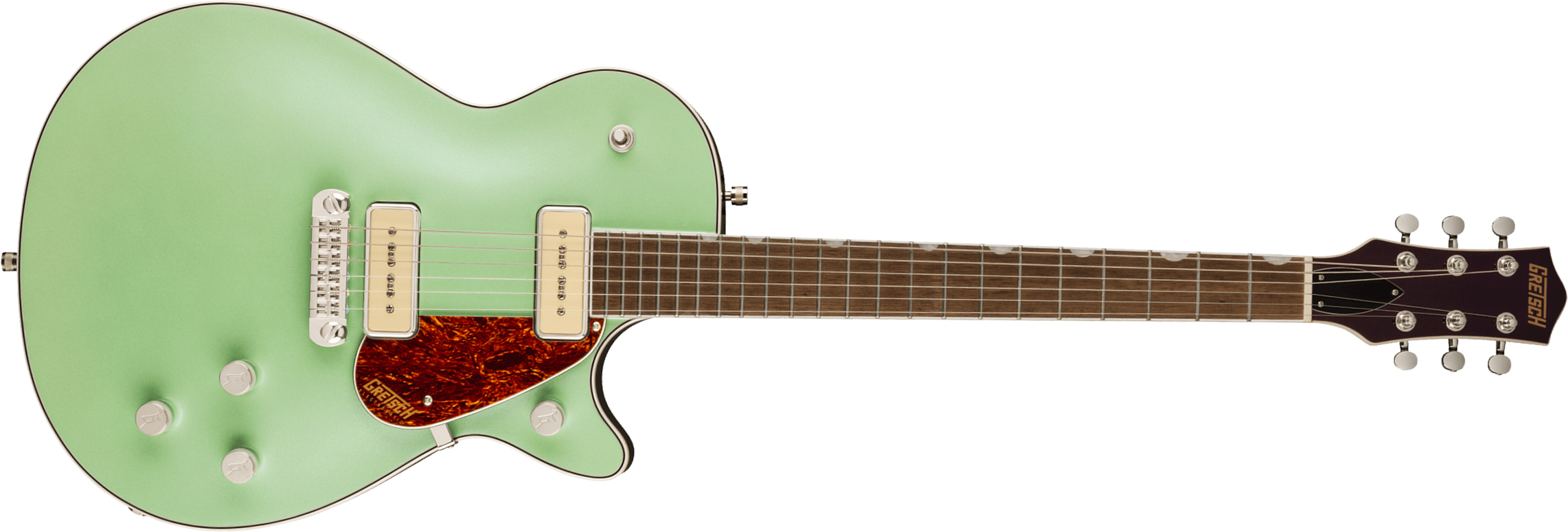 Gretsch G5210-p90 Jet Two 90 Singlecut Wraparound Electromatic 2s Ht  Lau - Broadway Jade - Enkel gesneden elektrische gitaar - Main picture