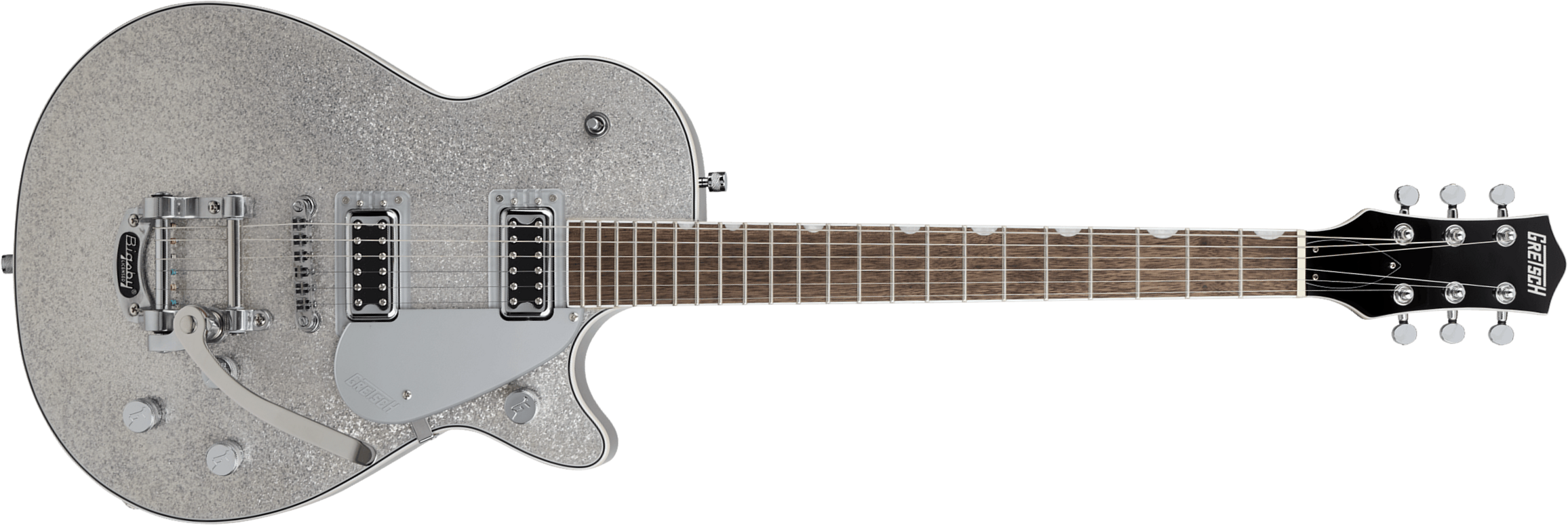 Gretsch G5230t Electromatic Jet Ft Sc Bigsby 2h Trem Lau - Silver Sparkle - Enkel gesneden elektrische gitaar - Main picture