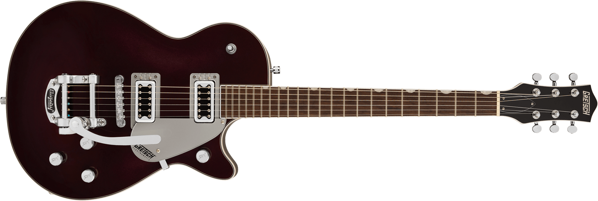 Gretsch G5230t Electromatic Jet Ft Sc Bigsby 2h Trem Lau - Dark Cherry Metallic - Single cut gitaar - Main picture
