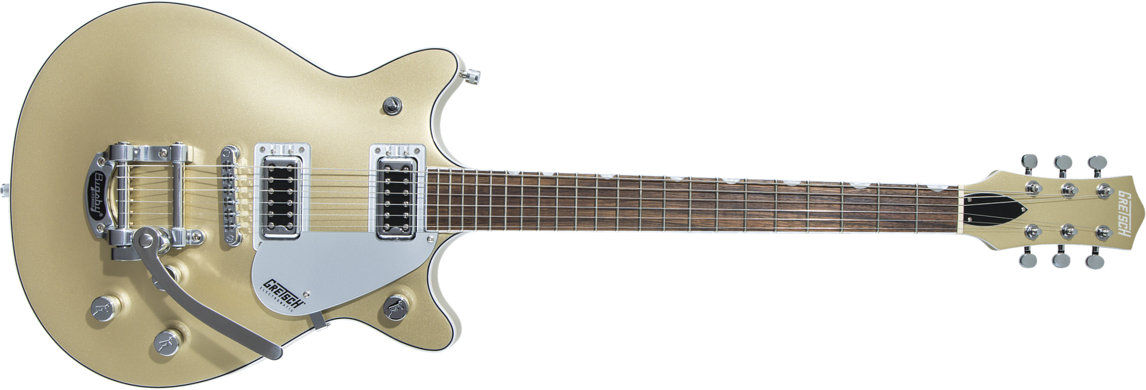 Gretsch G5232t Electromatic Double Jet Ft 2019 Hh Bigsby Lau - Casino Gold - Guitarra eléctrica de doble corte. - Main picture