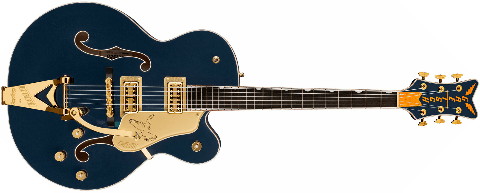 Gretsch G6136tg Players Edition Falcon Hollow Body Pro Jap Hh Trem Eb - Midnight Sapphire - Hollow bodytock elektrische gitaar - Main picture