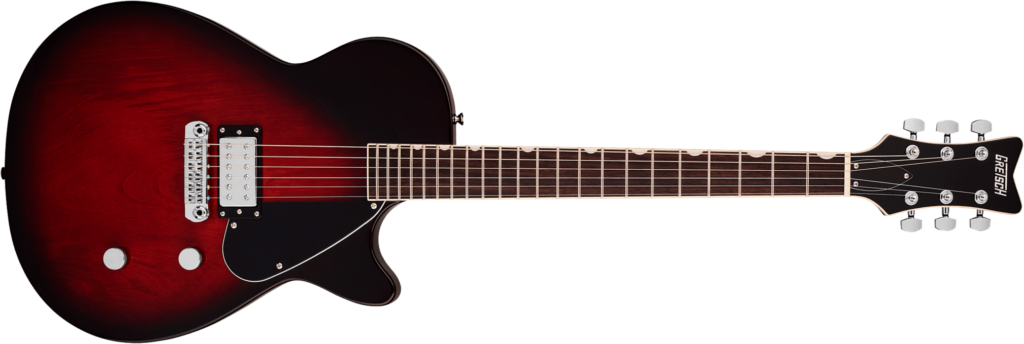Gretsch Jet Club 1-pickup Electromatic 1h Ht Rw - Claret Burst - Single cut gitaar - Main picture