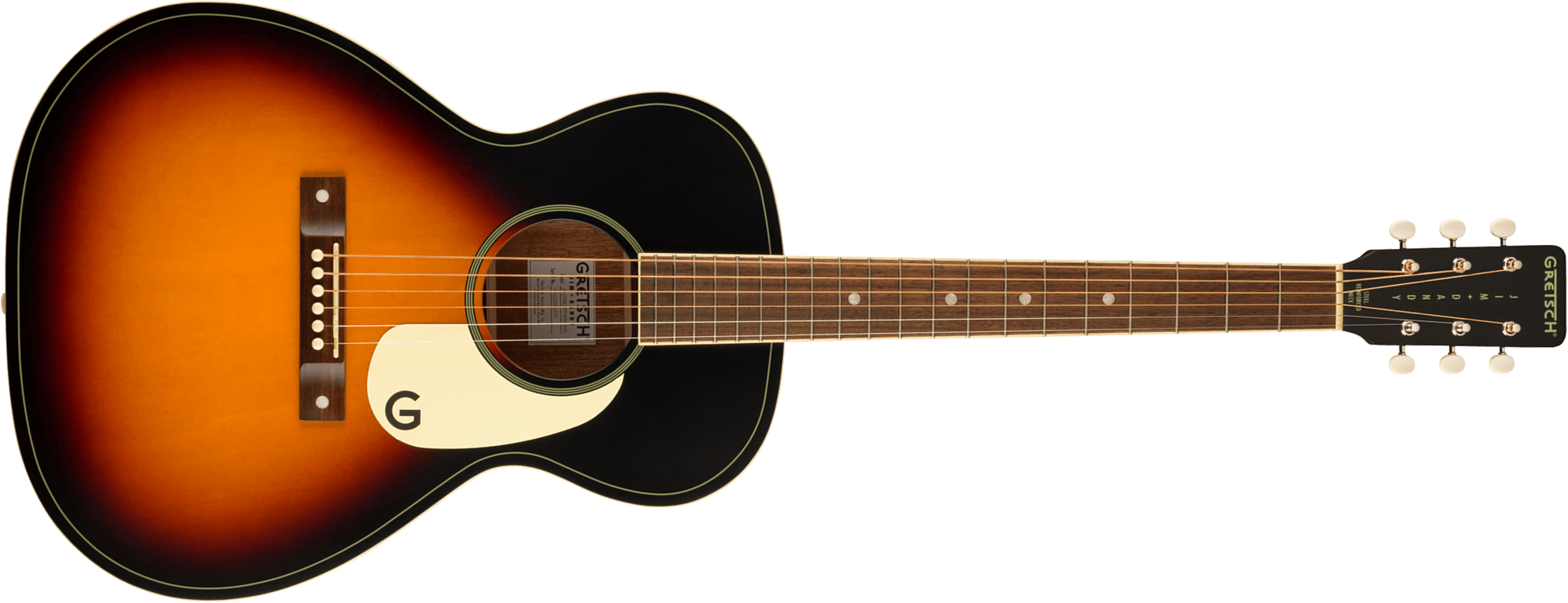 Gretsch Jim Dandy Concert Shsc Tout Tilleul Noy - Rex Burst - Folk gitaar - Main picture