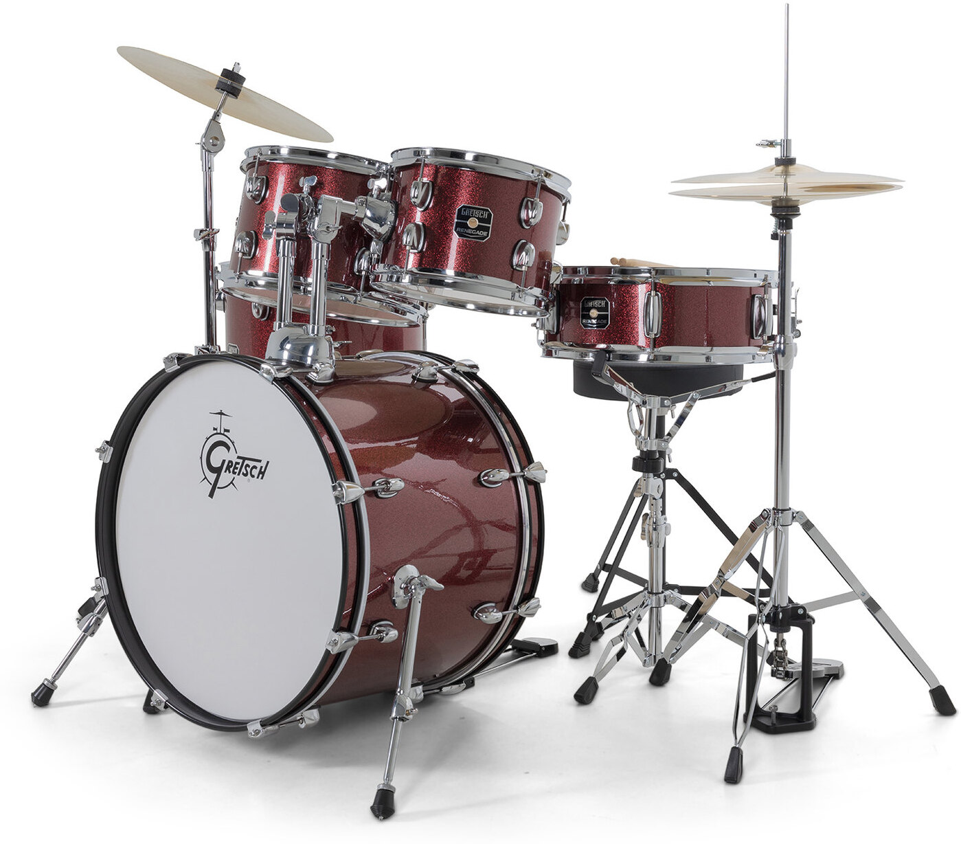 Gretsch Renegade 20'' - 5 FÛts - Ruby Sparkle - Fusion drumstel - Main picture