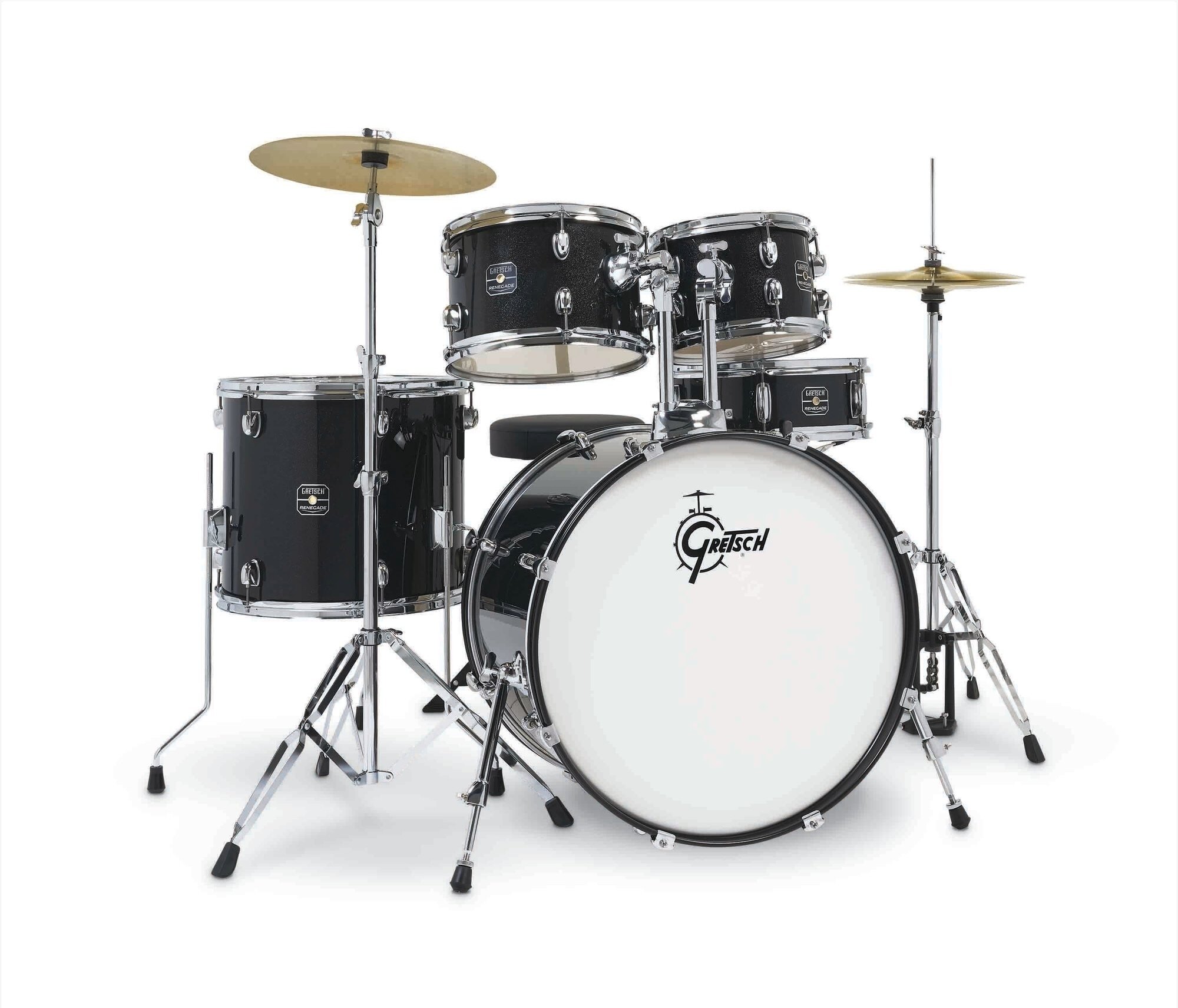 Gretsch Renegade 22'' - 5 FÛts - Black Mist - Rock drumstel - Main picture