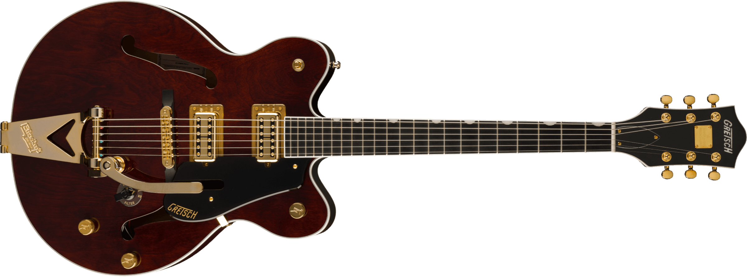 Gretsch Rs201 Studiomatic Abbey Road Ltd 2h Trem Eb - Emb 19/11 - Classic Walnut Stain - Semi hollow elektriche gitaar - Main picture