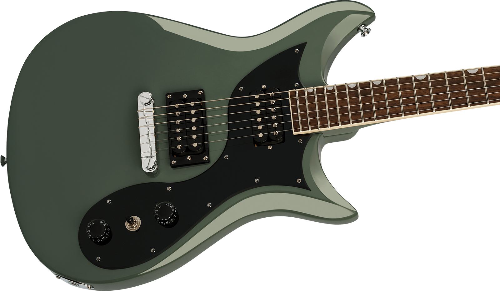 Gretsch Cvt Streamliner 2h Ht Lau - Olive Drab - Double cut gitaar - Variation 2