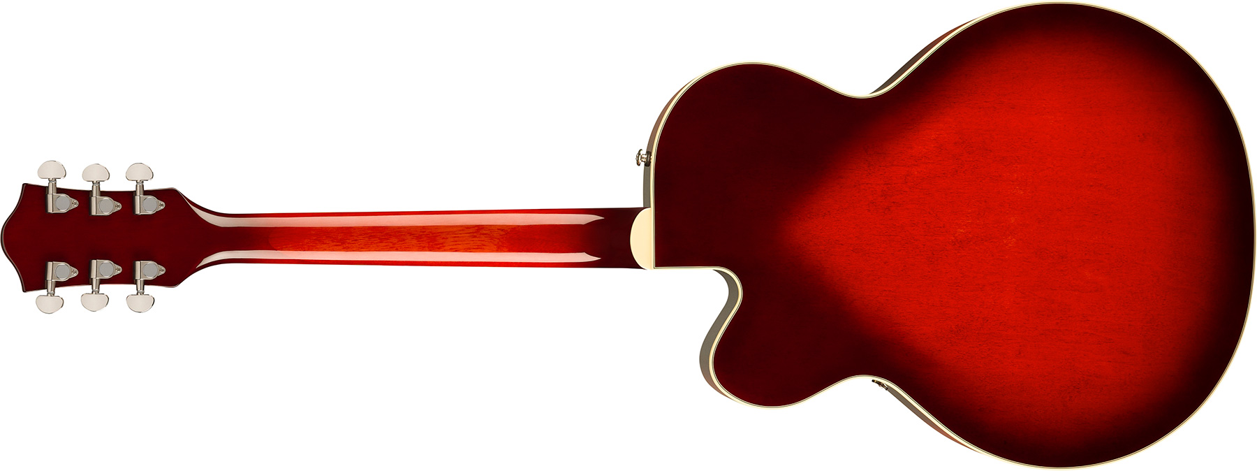 Gretsch G2420 Tailpiece Streamliner Hollow Body 2h Ht Lau - Claret Burst - Hollow bodytock elektrische gitaar - Variation 1
