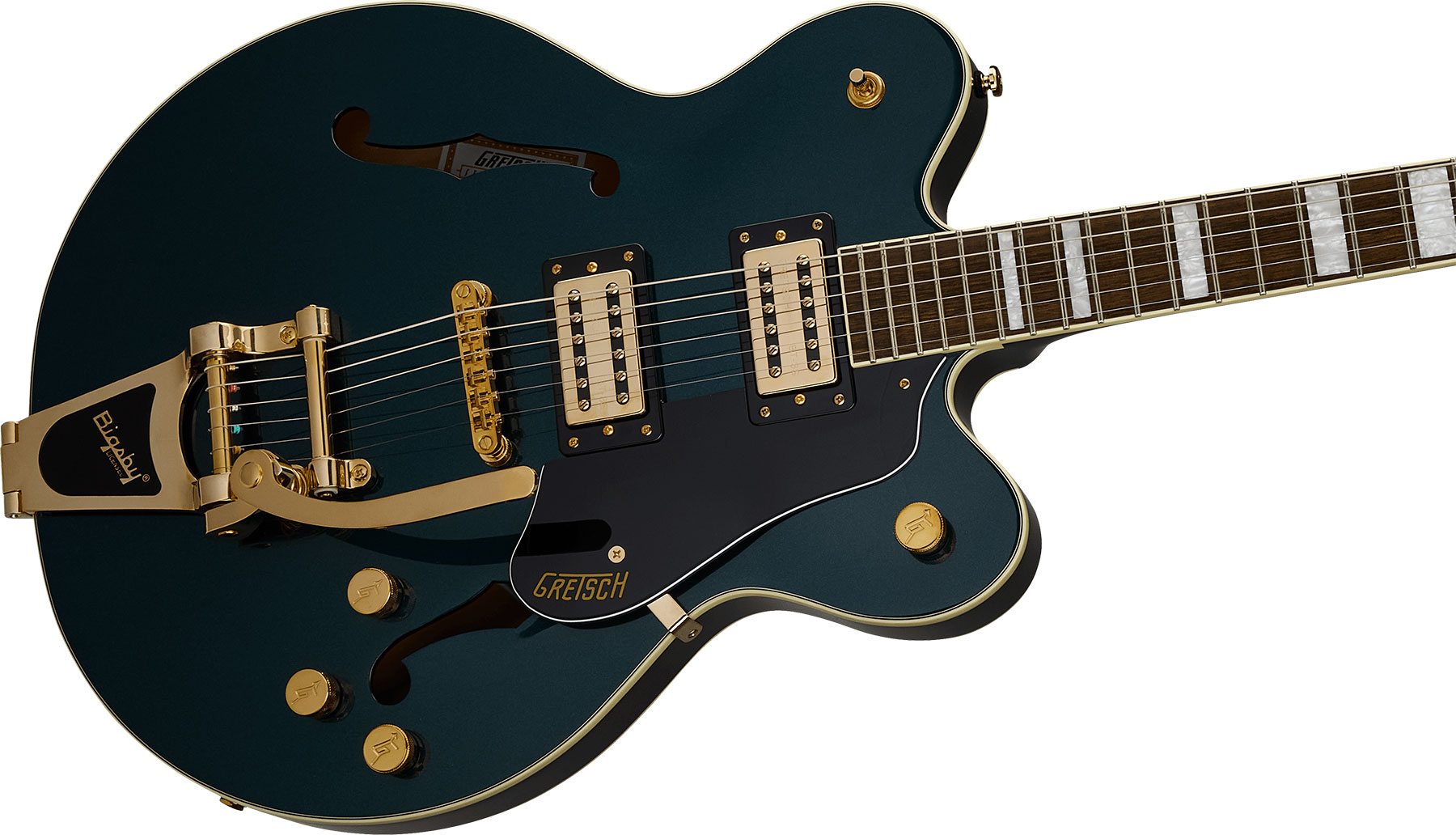 Gretsch G2622tg Bigsby Streamliner Center Block Dc Bigsby Ltd 2h Trem Lau - Midnight Sapphire - Semi hollow elektriche gitaar - Variation 2