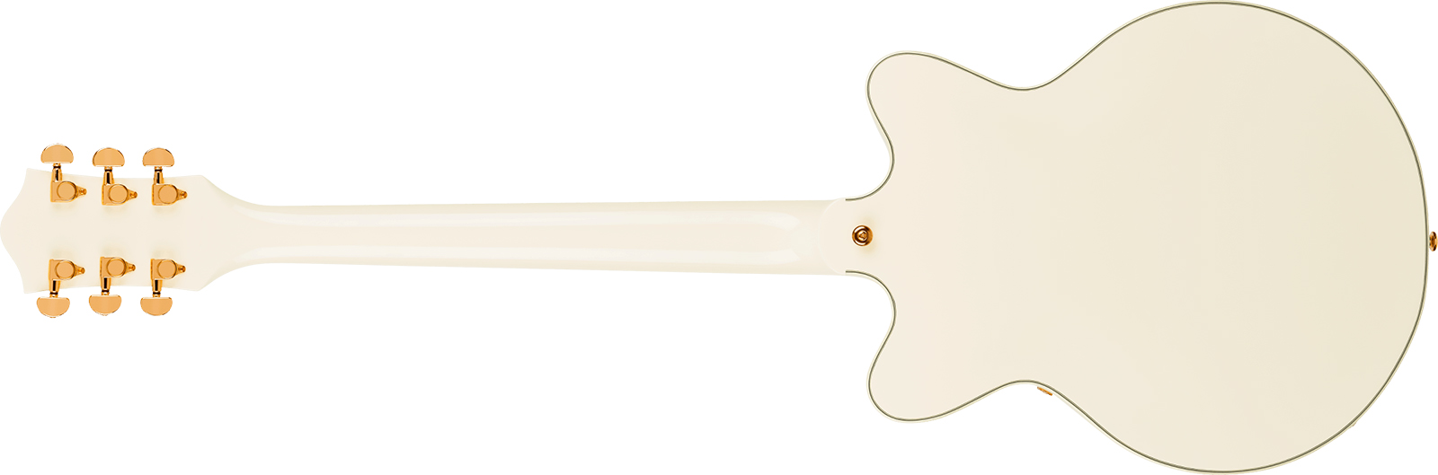 Gretsch G2655tg Center Block Jr Dc Bigsby Streamliner Ltd 2h Trem Lau - Vintage White - Semi hollow elektriche gitaar - Variation 1