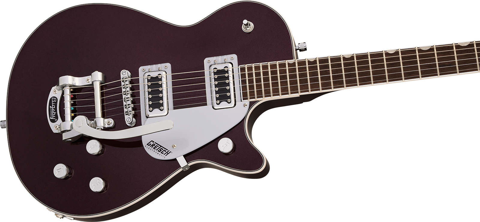 Gretsch G5230t Electromatic Jet Ft Sc Bigsby 2h Trem Lau - Dark Cherry Metallic - Single cut gitaar - Variation 2