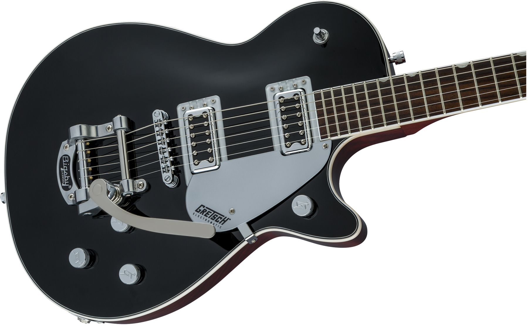Gretsch G5230t Electromatic Jet Ft Single-cut Bigsby Hh Trem Wal - Black - Enkel gesneden elektrische gitaar - Variation 2