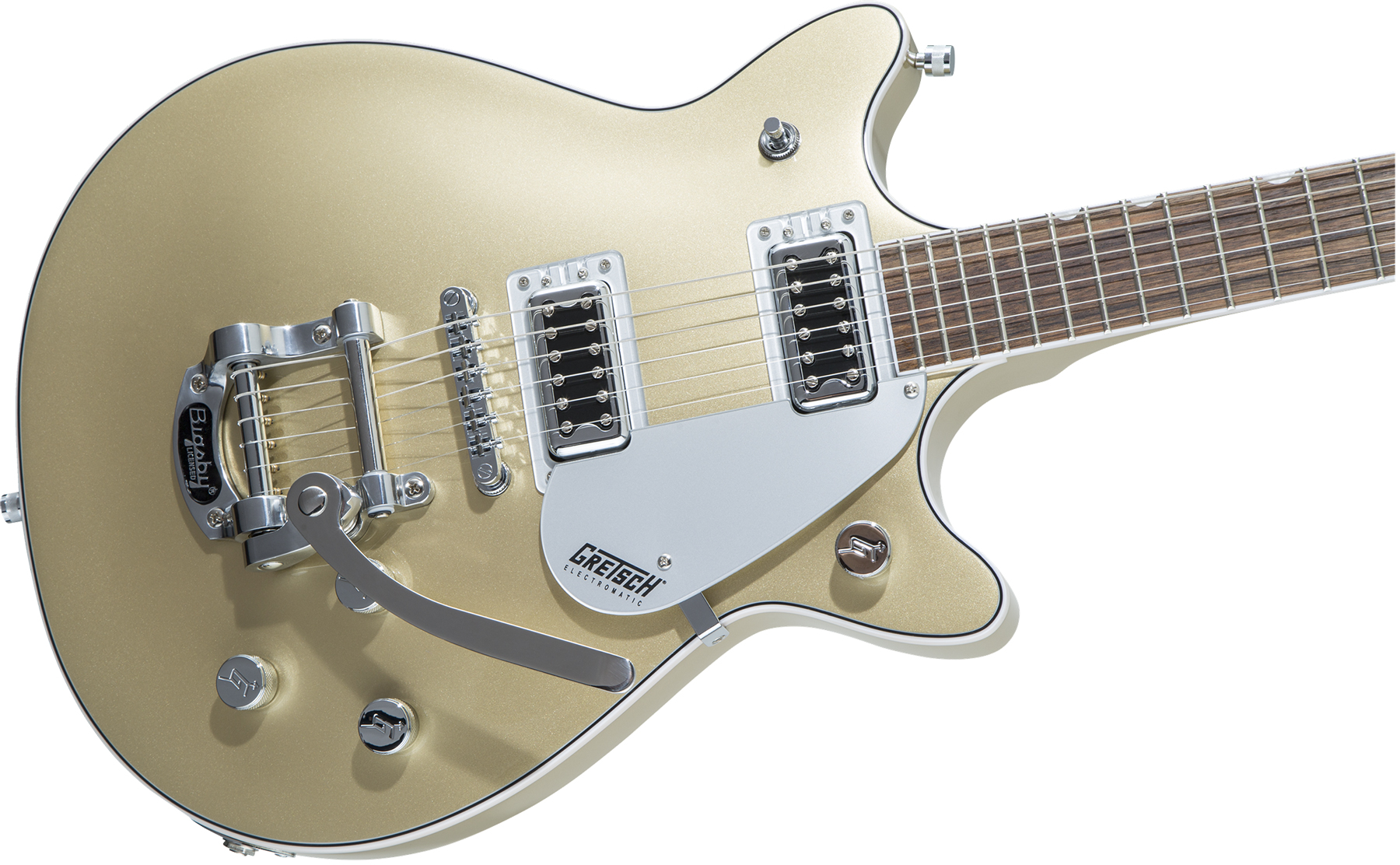 Gretsch G5232t Electromatic Double Jet Ft 2019 Hh Bigsby Lau - Casino Gold - Guitarra eléctrica de doble corte. - Variation 2