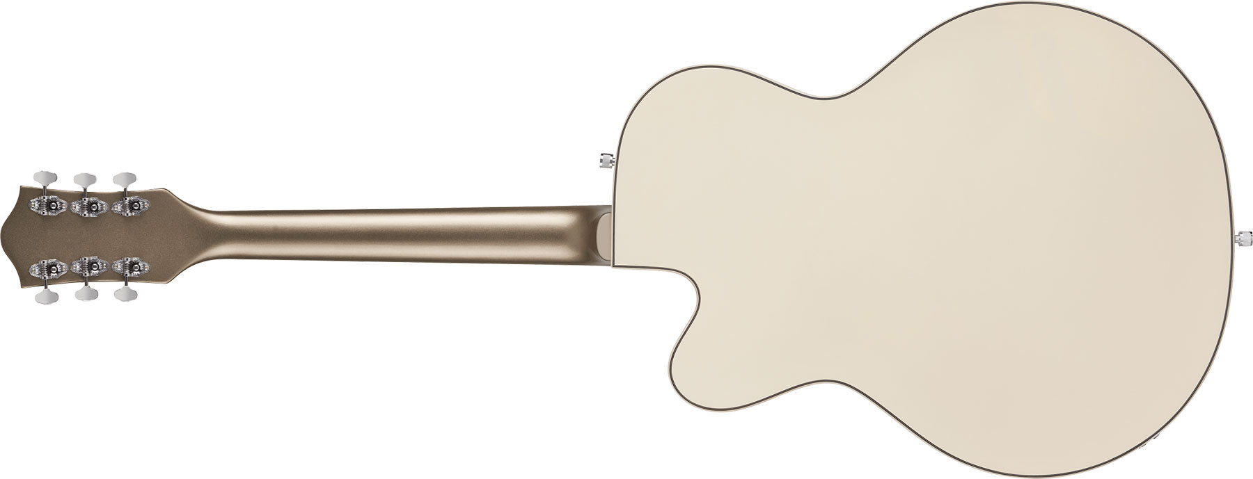 Gretsch G5410t Tri-five Electromatic Hollow Hh Bigsby Rw - Two-tone Vintage White/casino Gold - Semi hollow elektriche gitaar - Variation 1