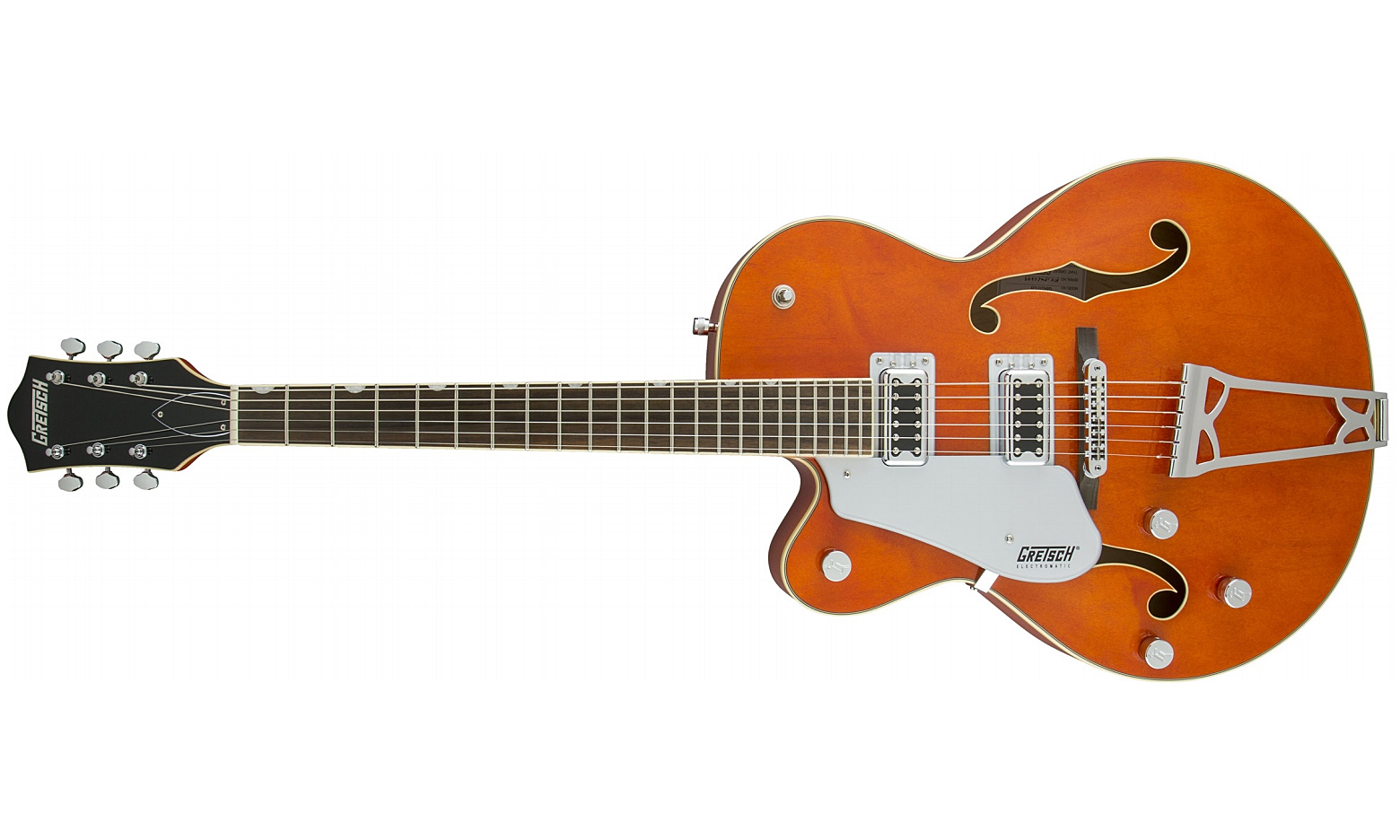 Gretsch G5420lh Electromatic Hollow Body Gaucher 2016 - Orange Stain - Linkshandige elektrische gitaar - Variation 1