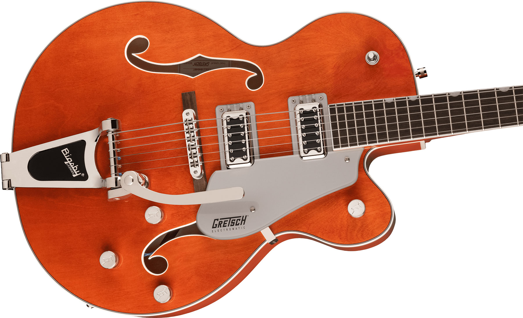 Gretsch G5420t Classic Electromatic Hollow Body Hh Trem Bigsby Lau - Orange Stain - Semi hollow elektriche gitaar - Variation 2