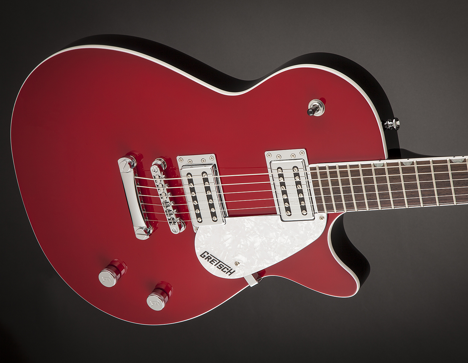 Gretsch G5421 Jet Club Electromatic Solidbody Firebird Red - Enkel gesneden elektrische gitaar - Variation 1