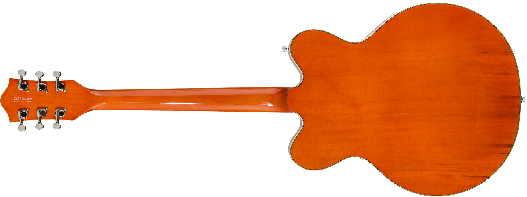 Gretsch G5622t Center Bloc Double Cut Bigsby Electromatic 2019 Hh Lau - Orange Stain - Semi hollow elektriche gitaar - Variation 1