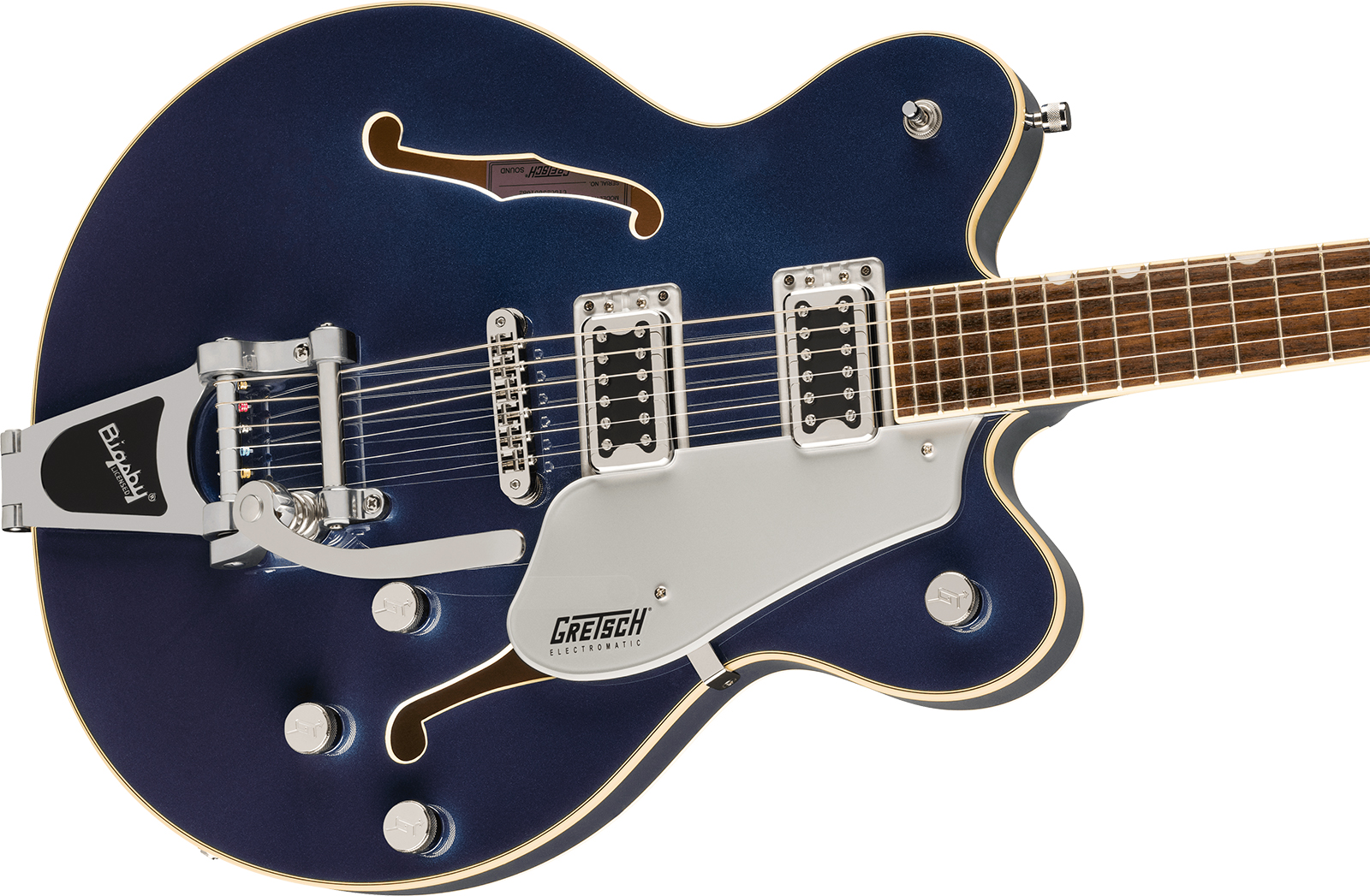Gretsch G5622t Center Bloc Double-cut Bigsby Electromatic 2h Trem Lau - Midnight Sapphire - Semi hollow elektriche gitaar - Variation 2