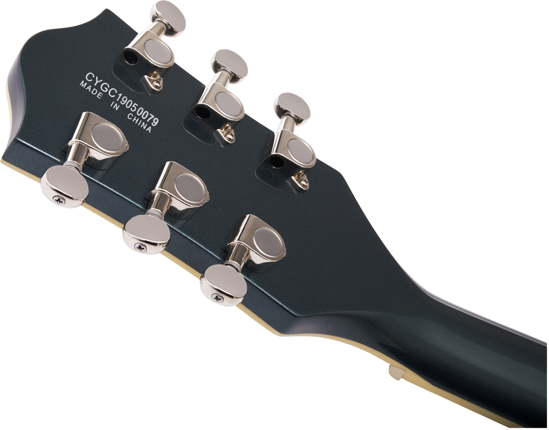 Gretsch G5655t Streamliner Center Block Jr Single-cut Bigsby Hh Trem Lau - Jade Grey Metallic - Semi hollow elektriche gitaar - Variation 3
