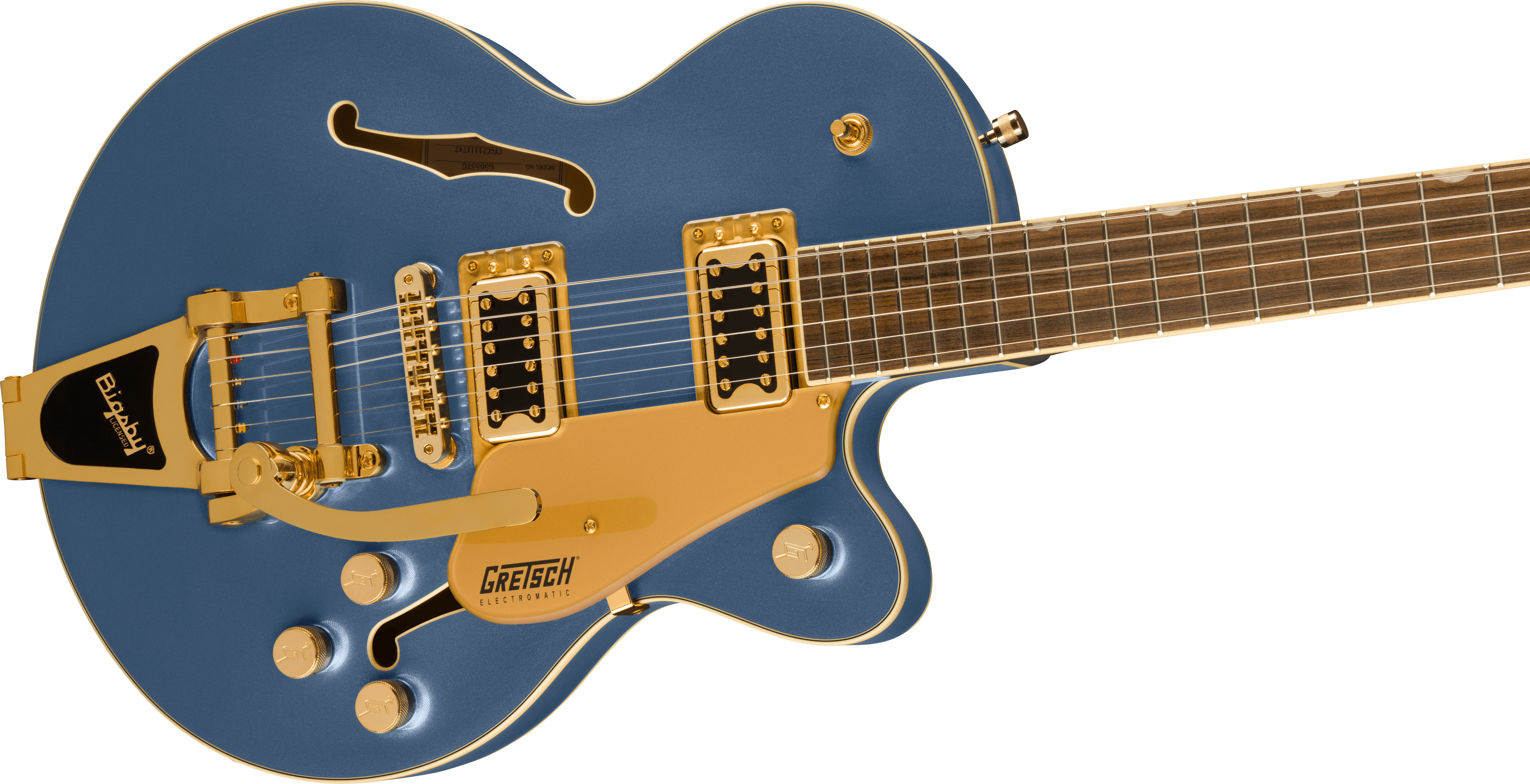 Gretsch G5655tg Electromatic Center Block Jr. Bigsby 2h Trem Lau - Cerulean Smoke - Semi hollow elektriche gitaar - Variation 3