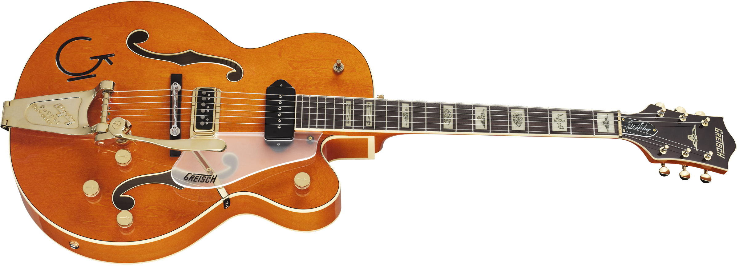 Gretsch G6120 Eddie Cochran Signature - Western Maple Stain - Hollow bodytock elektrische gitaar - Variation 1