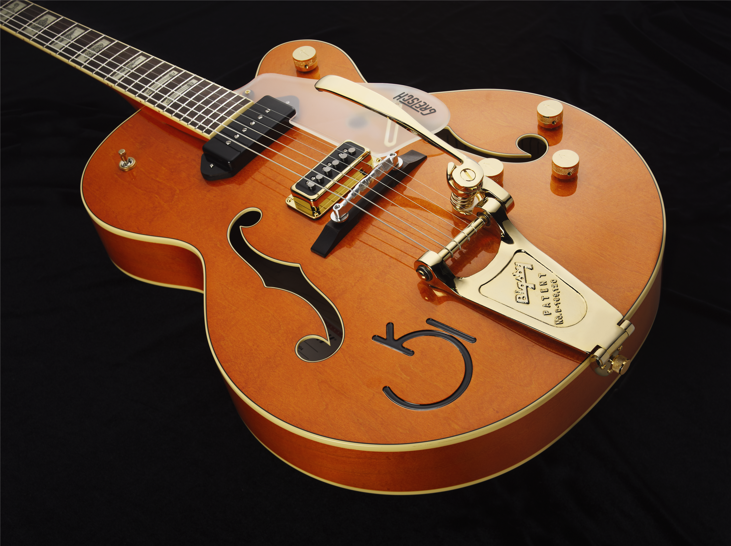 Gretsch G6120 Eddie Cochran Signature - Western Maple Stain - Hollow bodytock elektrische gitaar - Variation 2