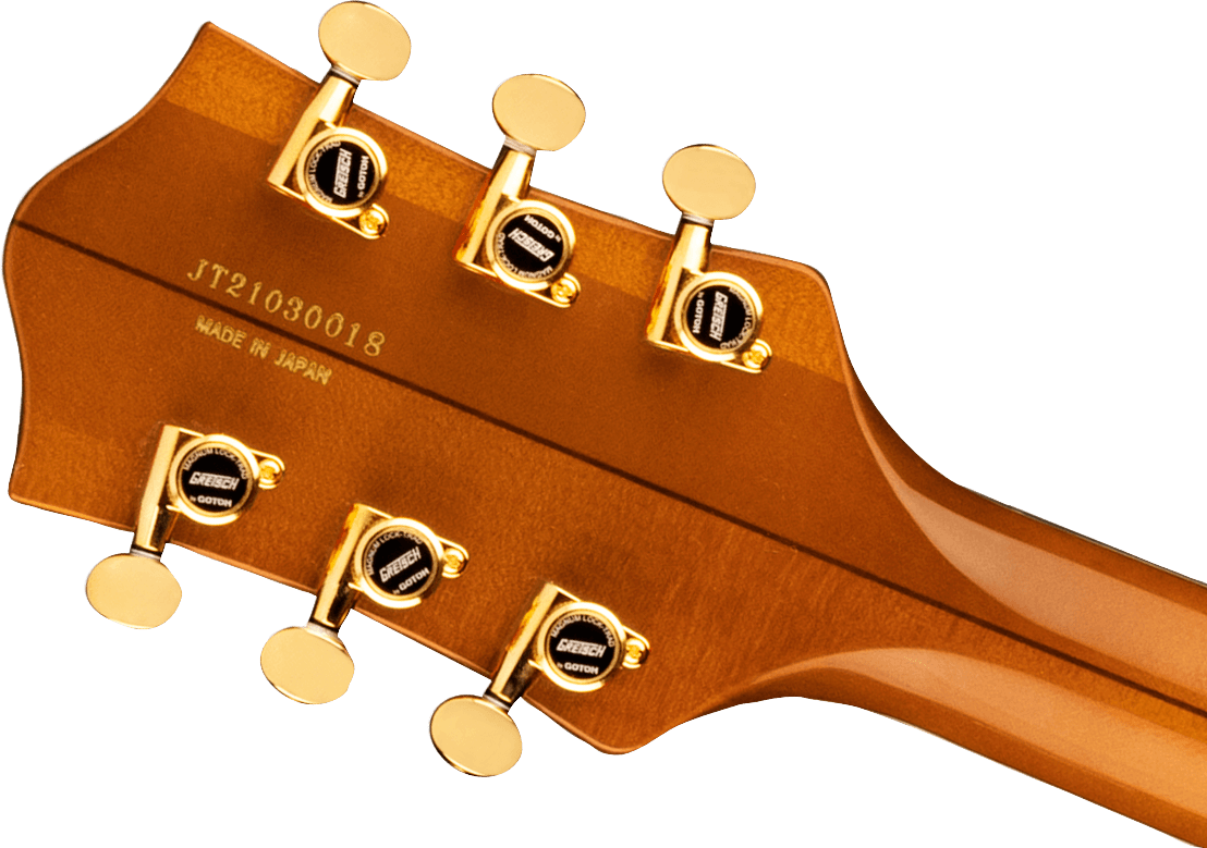 Gretsch G6120tg-ds Players Edition Nashville Pro Jap Bigsby Eb - Roundup Orange - Semi hollow elektriche gitaar - Variation 3