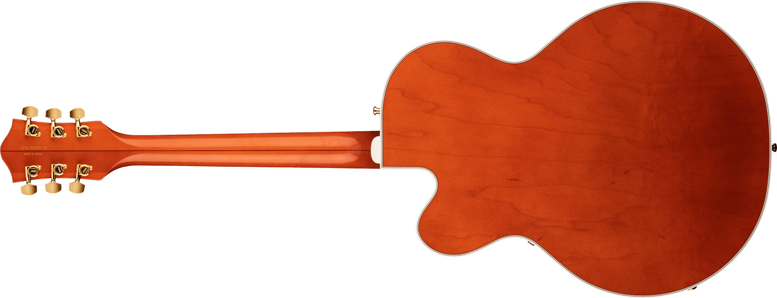 Gretsch G6120tg Players Edition Nashville Pro Jap Bigsby Eb - Orange Stain - Hollow bodytock elektrische gitaar - Variation 1