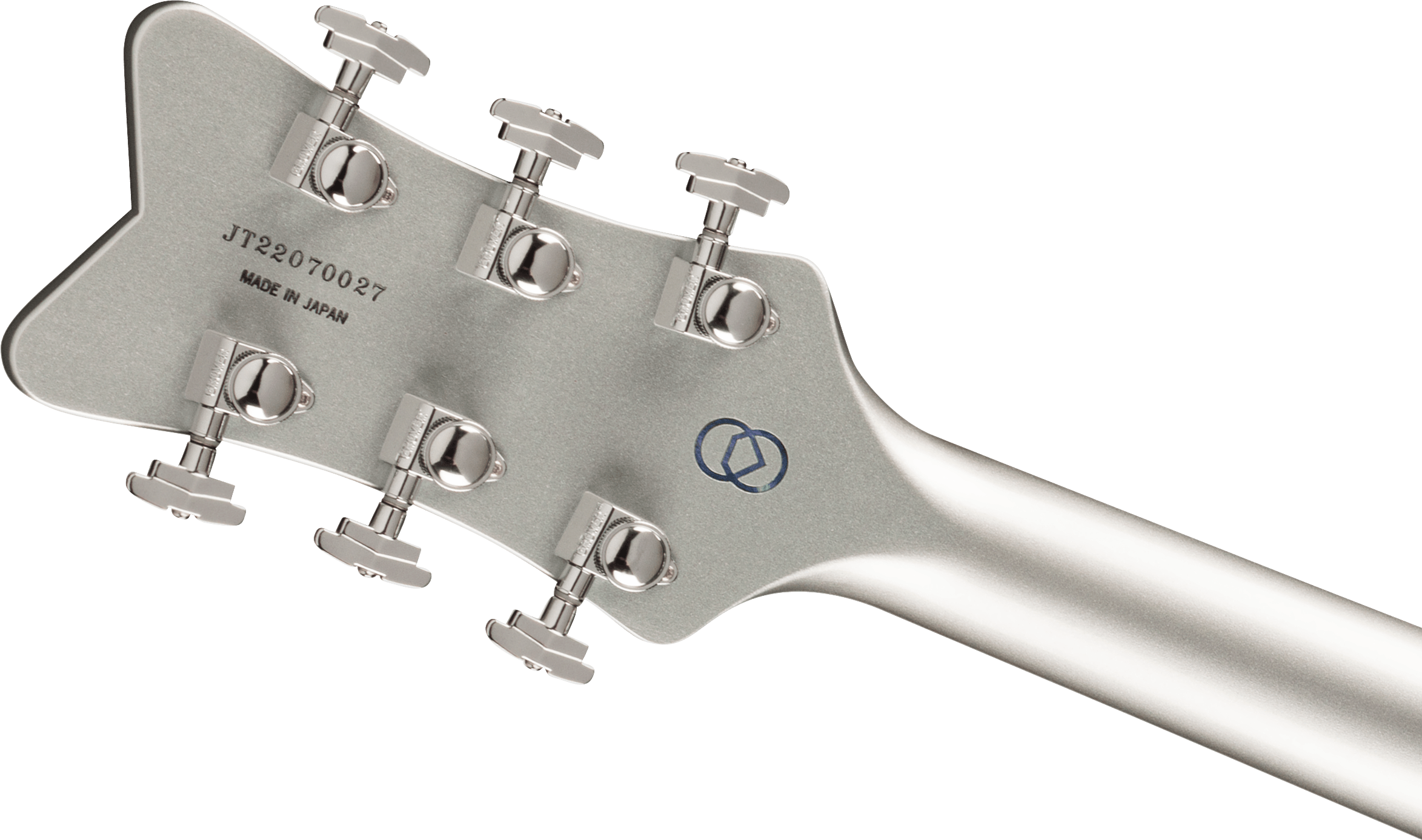 Gretsch G6136t-140 Ltd 140th Double-platinum Falcon Eb - Two-tone Stone Platinum/pure Platinum - Semi hollow elektriche gitaar - Variation 5