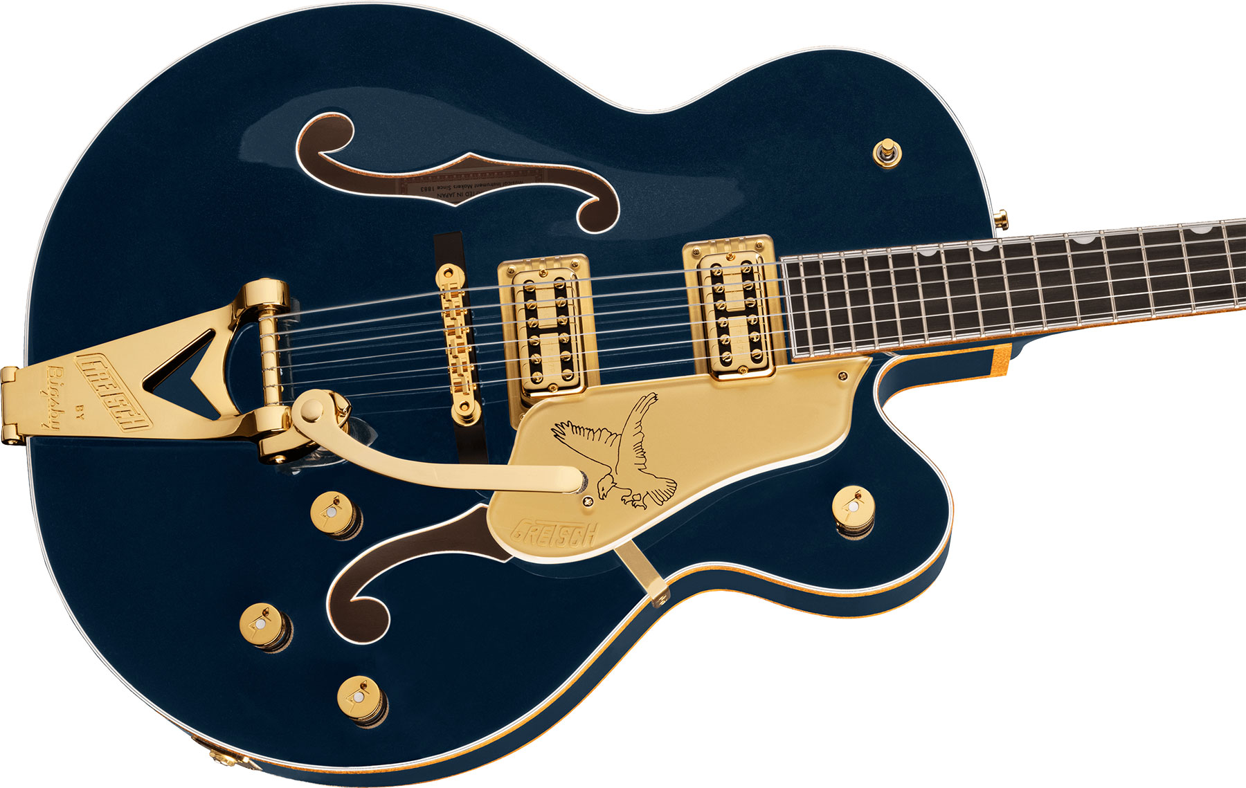 Gretsch G6136tg Players Edition Falcon Hollow Body Pro Jap Hh Trem Eb - Midnight Sapphire - Hollow bodytock elektrische gitaar - Variation 2