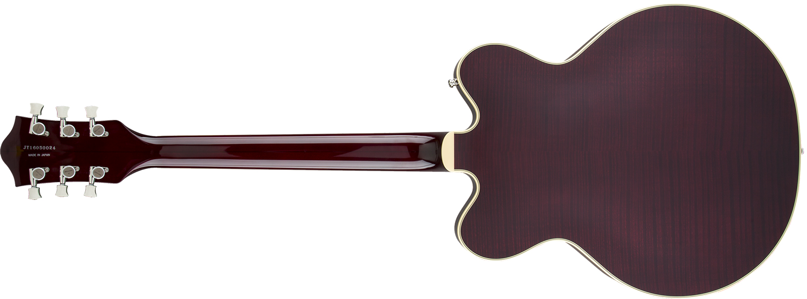 Gretsch G6609tfm Broadkaster Center Bloc Dc Players Edition Pro Jap Bigsby Eb - Dark Cherry Stain - Semi hollow elektriche gitaar - Variation 1