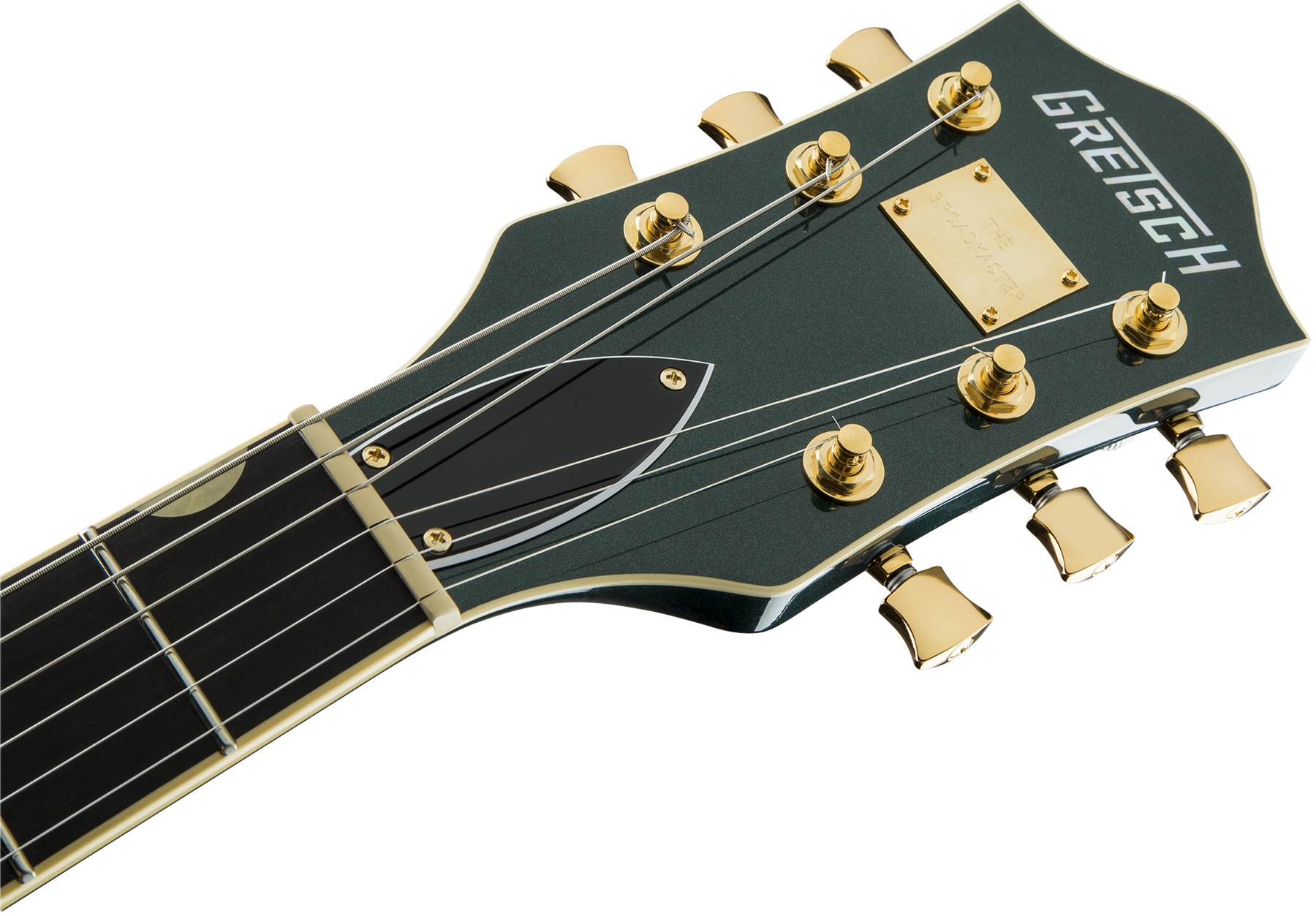 Gretsch G6659tg Broadkaster Jr Center Bloc Players Edition Bigsby Pro Jap 2h Trem Eb - Cadillac Green - Semi hollow elektriche gitaar - Variation 3