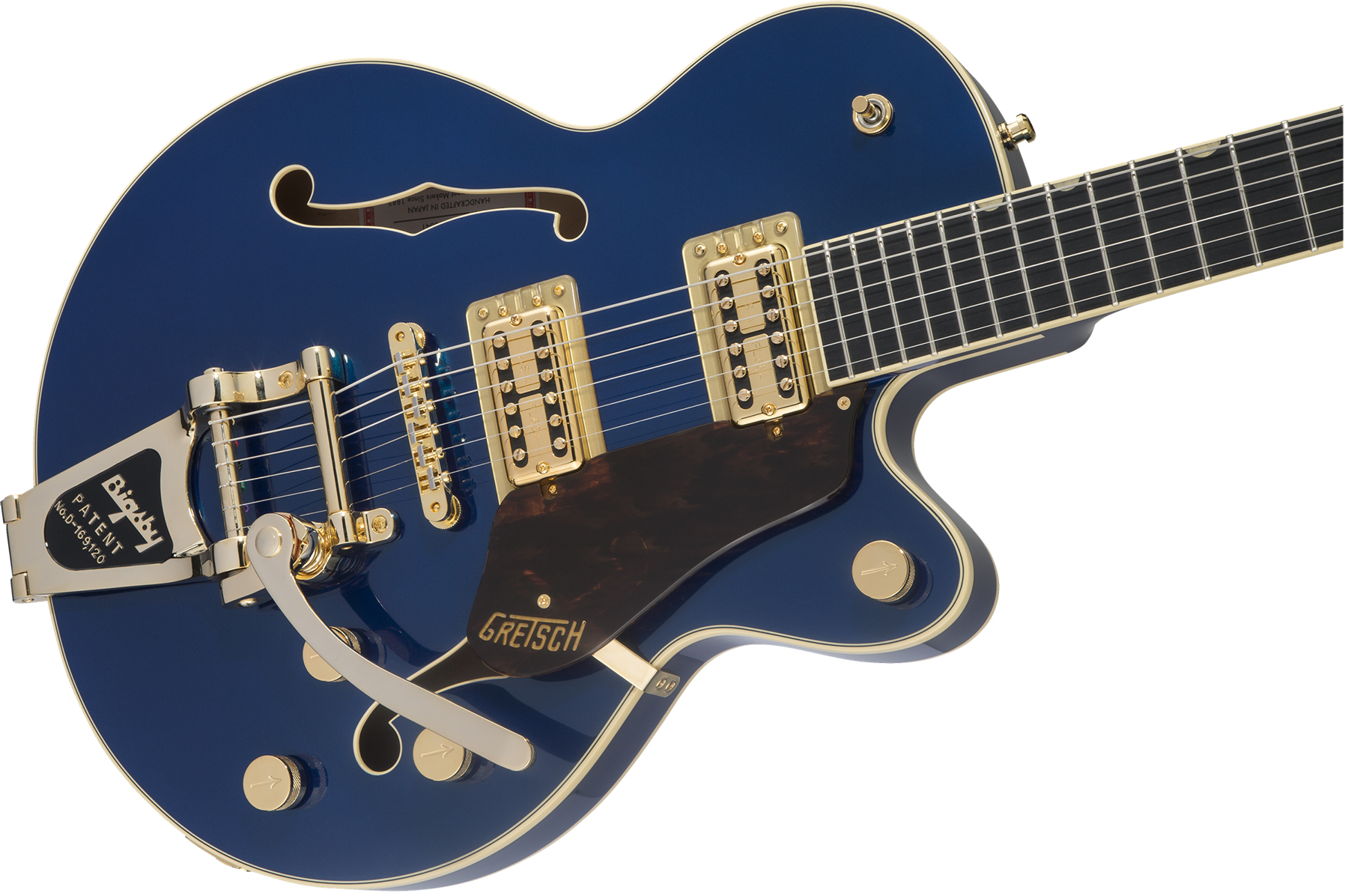 Gretsch G6659tg Broadkaster Jr Center Bloc Sc Players Edition Nashville Pro Jap Bigsby Eb - Azure Metallic - Hollow bodytock elektrische gitaar - Vari