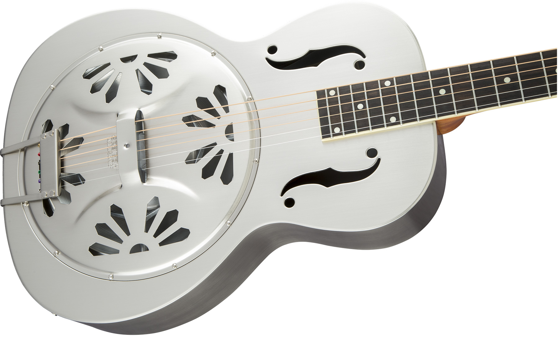 Gretsch G9221 Bobtail Steel Round-neck A.e. Pad - Silver - Dobro resonatorgitaar - Variation 2