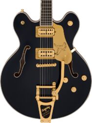 Semi hollow elektriche gitaar Gretsch Falcon Center Block w. Bigsby & Gold Hardware Ltd (Japan) - Midnight sapphire