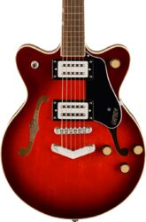 Guitarra eléctrica de doble corte. Gretsch G2655 Streamliner Center Block Jr. Double-Cut with V-Stoptail - Claret burst