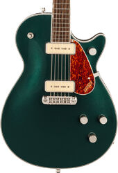 Enkel gesneden elektrische gitaar Gretsch G5210-P90 Electromatic Jet Two 90 Single-Cut with Wraparound - Cadillac green