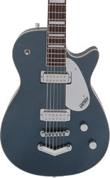 Bariton elektrische gitaar Gretsch G5260 Electromatic Jet Baritone with V-Stoptail - Jade grey metallic
