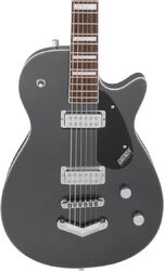 Bariton elektrische gitaar Gretsch G5260 Electromatic Jet Baritone with V-Stoptail - London grey