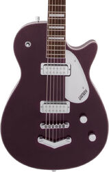 Bariton elektrische gitaar Gretsch G5260 Electromatic Jet Baritone with V-Stoptail - Dark cherry metallic