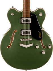 Semi hollow elektriche gitaar Gretsch G5622 Electromatic Center Block Double-Cut with V-Stoptail - Olive metallic