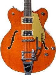 Semi hollow elektriche gitaar Gretsch G5622T Electromatic Center Block Double-Cut with Bigsby - Orange stain