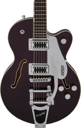 Semi hollow elektriche gitaar Gretsch G5655T Electromatic Center Block Jr. Single-Cut Bigsby - Dark cherry metallic