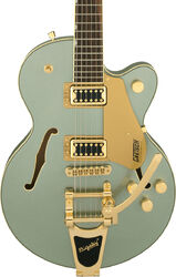 Semi hollow elektriche gitaar Gretsch G5655TG Electromatic Center Block Jr. - Aspen green