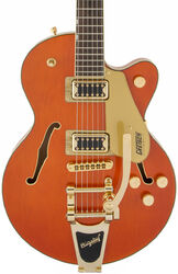 Semi hollow elektriche gitaar Gretsch G5655TG Electromatic Center Block Jr. - Orange stain