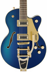 Semi hollow elektriche gitaar Gretsch G5655TG Electromatic Center Block Jr. - Azure metallic