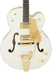 Hollow bodytock elektrische gitaar Gretsch G6136T-59 Vintage Select Edition '59 Falcon Bigsby Professional (Japan) - Vintage white