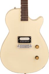 Single cut gitaar  Gretsch Streamliner Jet 1 Pickup (Zebra) - vintage white