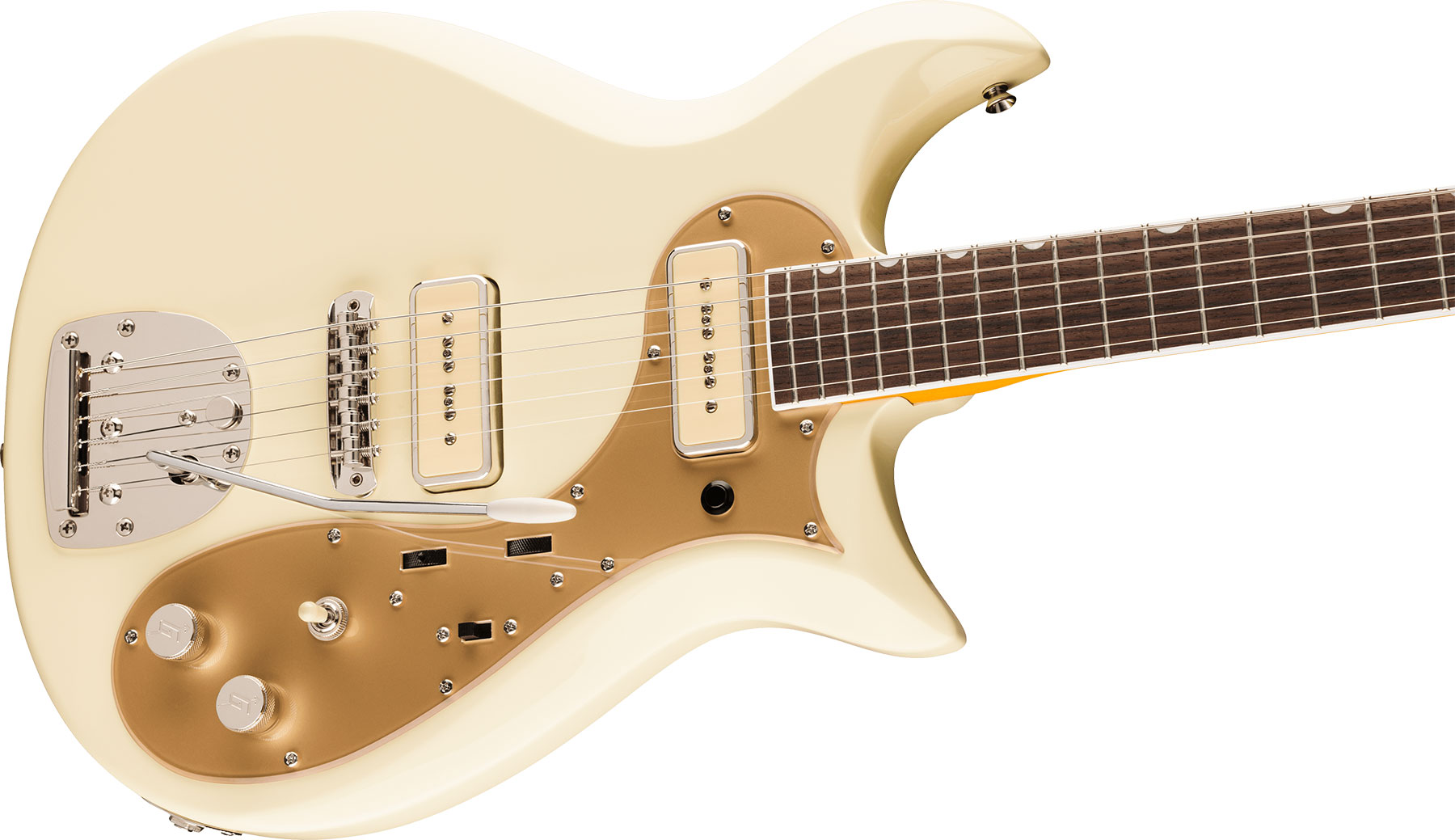 Gretsch Jack Antonoff Cvt Princess Electromatic Ltd Signature 2s Trem Rw - Vintage White - Kenmerkende elektrische gitaar - Variation 2